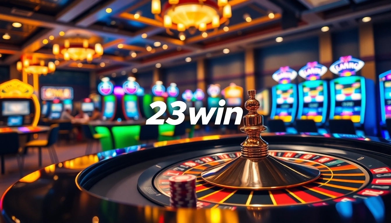 Players engaging at a luxurious 23win casino table, filled with excitement and betting action.