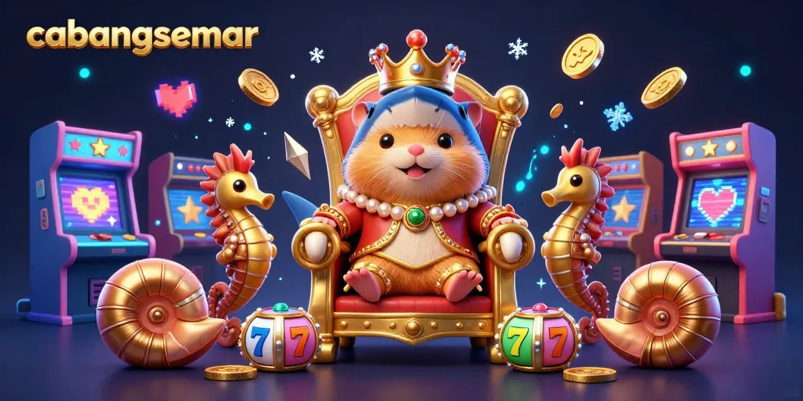 Cabangsemar menghadirkan pengalaman bermain slot gacor dengan raja hamster emas dan elemen kasino yang memukau.