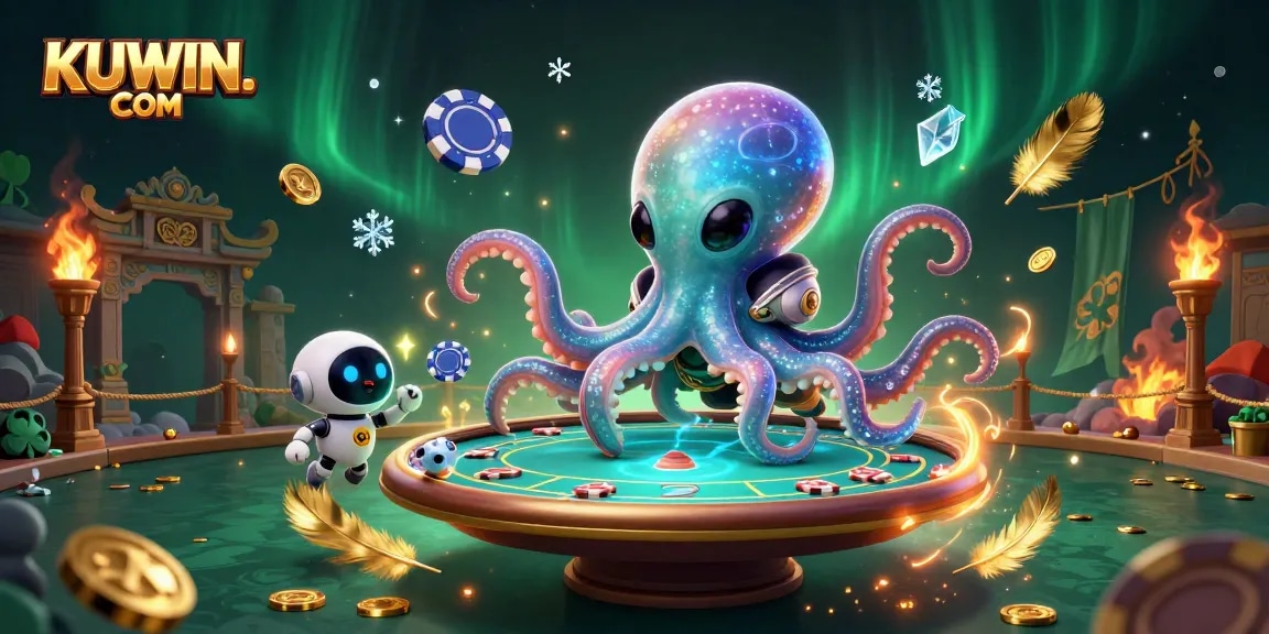 Engage in thrilling gameplay at KUWIN. COM with our alien octopus and poker action.