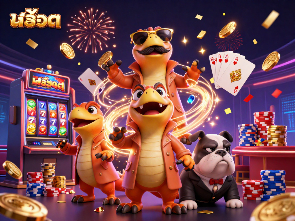 Experience the excitement of สล็อต with raptors sneaking into a VIP casino
