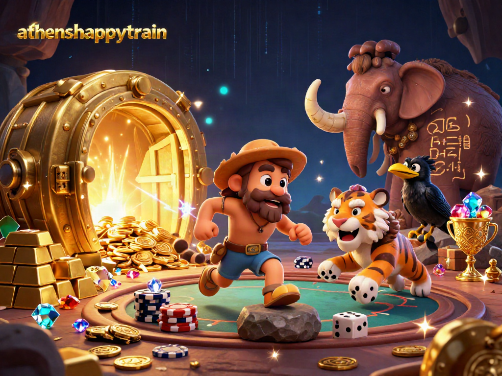 Play exciting games at athenshappytrain’s lively prehistoric casino, featuring dynamic scenes and rich graphics.