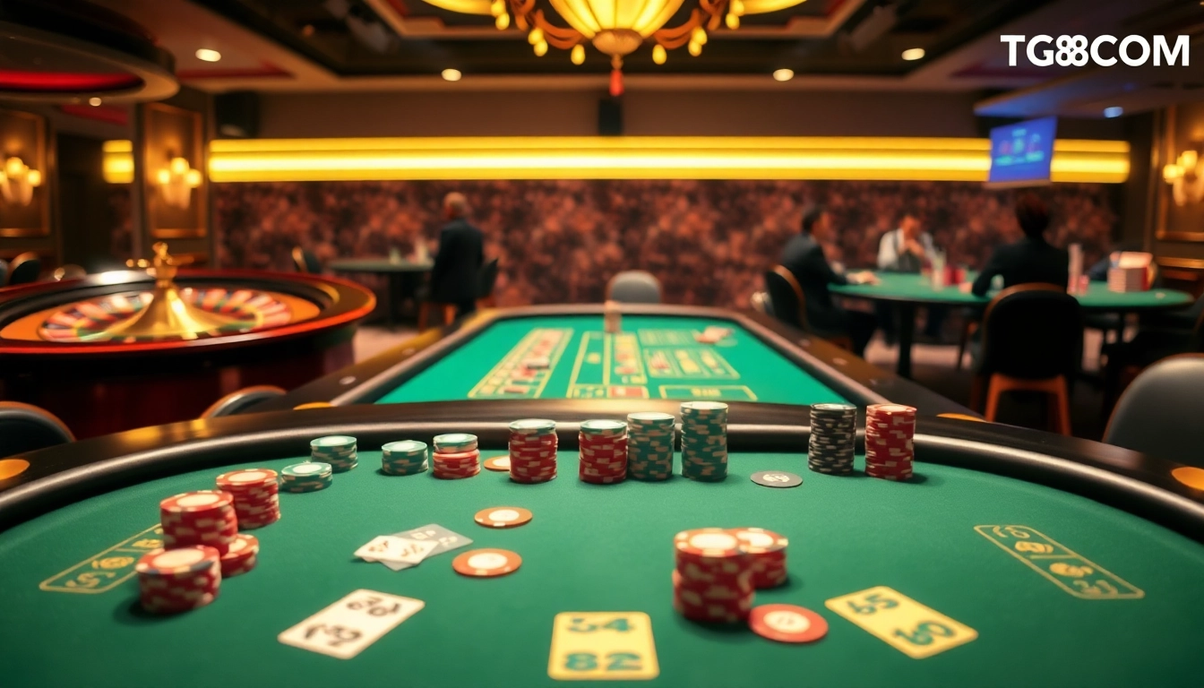Engage with high-stakes blackjack action at TG88 COM's luxurious casino.