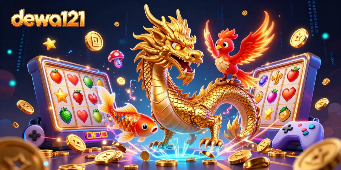 Rasakan kegembiraan di dewa121 dengan pemandangan mendebarkan dari naga, phoenix, dan ikan koi di antara gulungan slot.