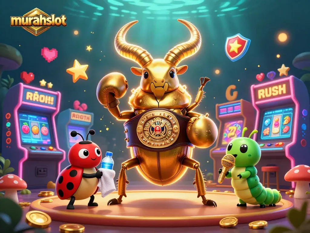 Menang besar dengan murahslot, ilustrasi kartun 3D yang memukau di dunia kasino.