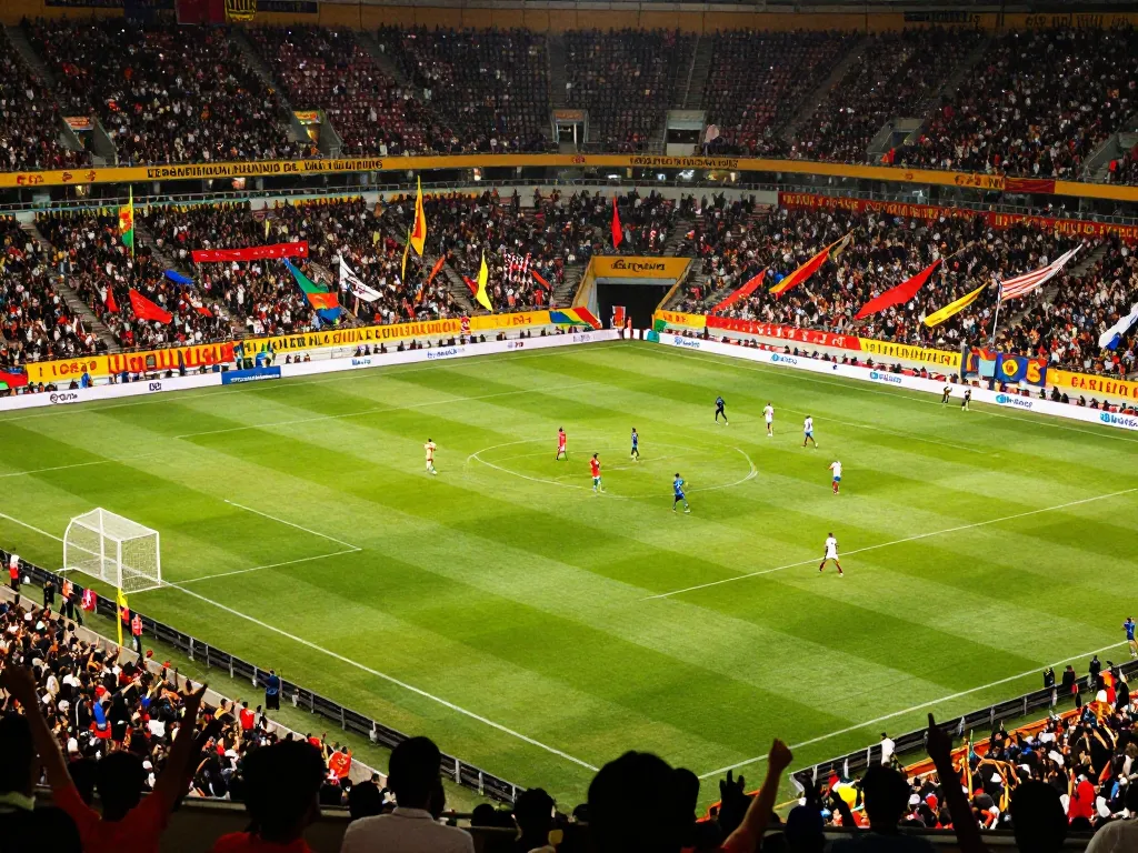 Cakhiatv streams live football match with enthusiastic fans and players in action.
