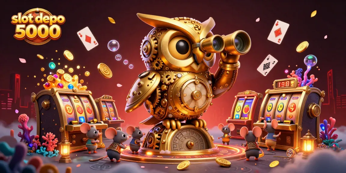 Experience thrilling gameplay at slot depo 5000 with enticing jackpots and vibrant casino elements.