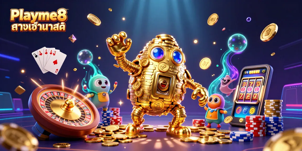 เล่นเกมคาสิโนออนไลน์ที่ Playme8 ทางเข้าล่าสุด พบกับโกลเด้นโกเลมและเกมหลากหลาย