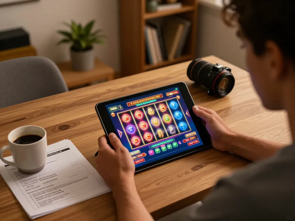 Terlibat dalam slot online aman788 dari pengaturan rumah yang nyaman, menampilkan permainan yang strategis.