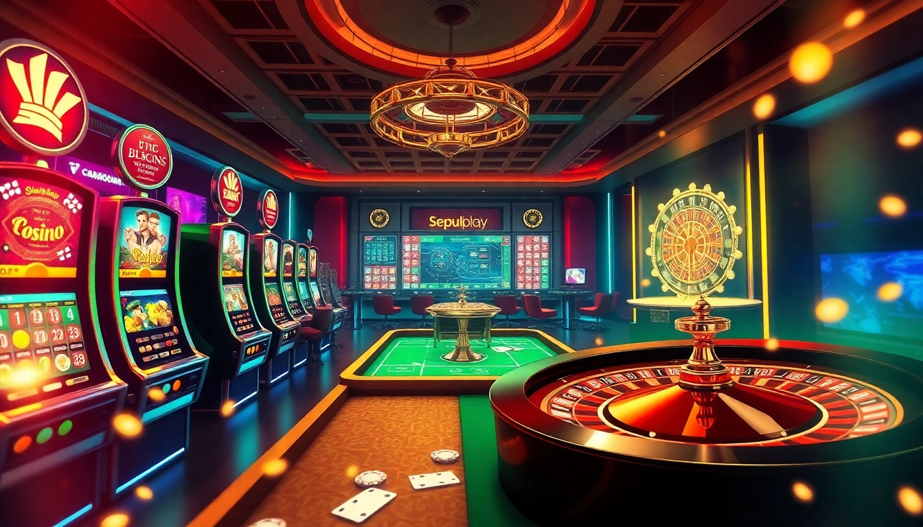 Engage with sepuhplay's lively online casino experience featuring sleek tables and thrilling games.