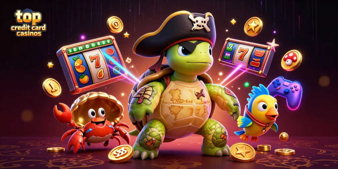 Experience the thrill at top credit card casinos with vibrant characters and dynamic game elements.