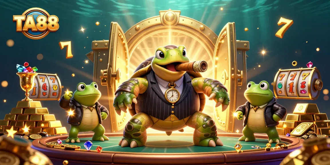 TA88 showcases a thrilling casino adventure with a mobster turtle and treasure details.