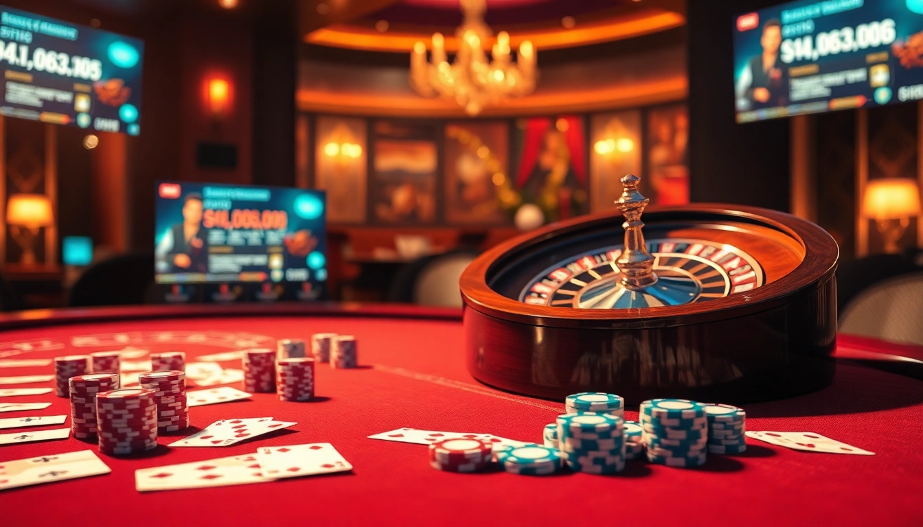 Experience the excitement of SHBET có uy tín không? with vibrant poker chips and a dynamic roulette wheel.