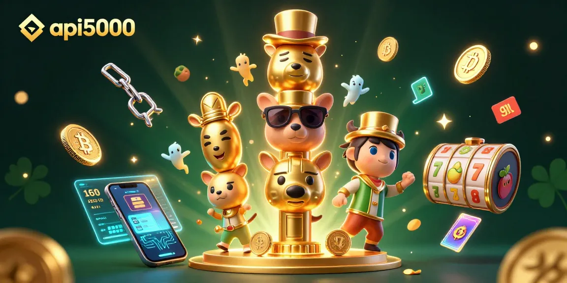 Mencoba keberuntungan di api5000 dengan simbol buah dan jackpot bersinar dalam suasana kasino digital