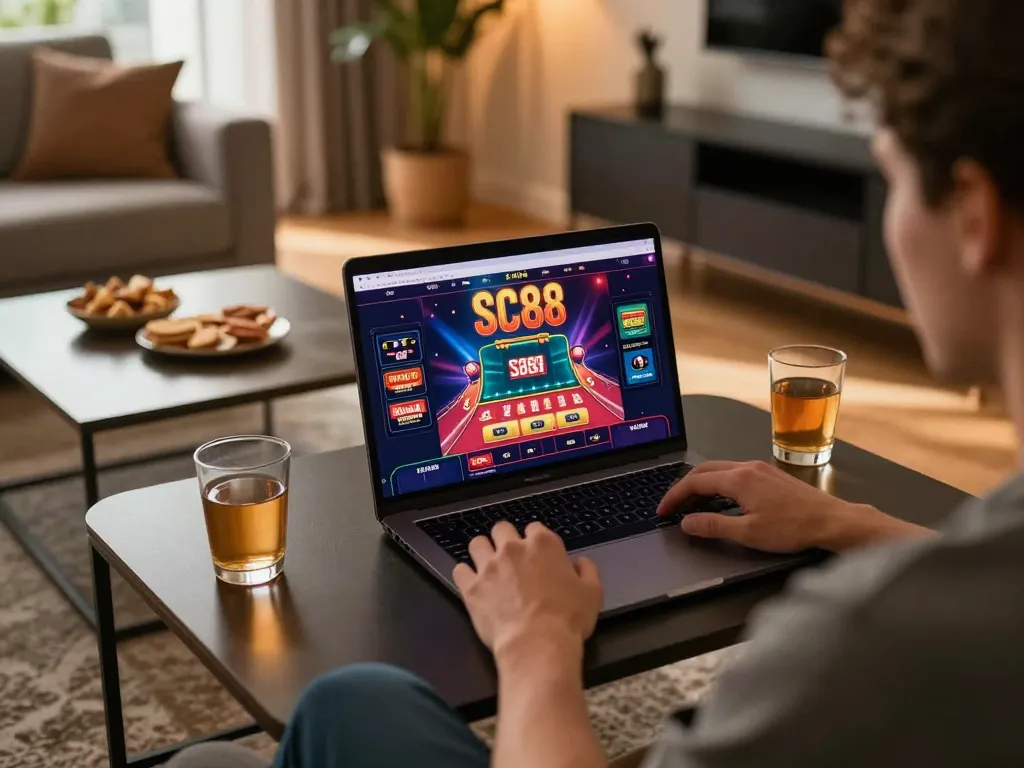 Engaging online gaming experience at SC88 with immersive interface and cozy atmosphere.