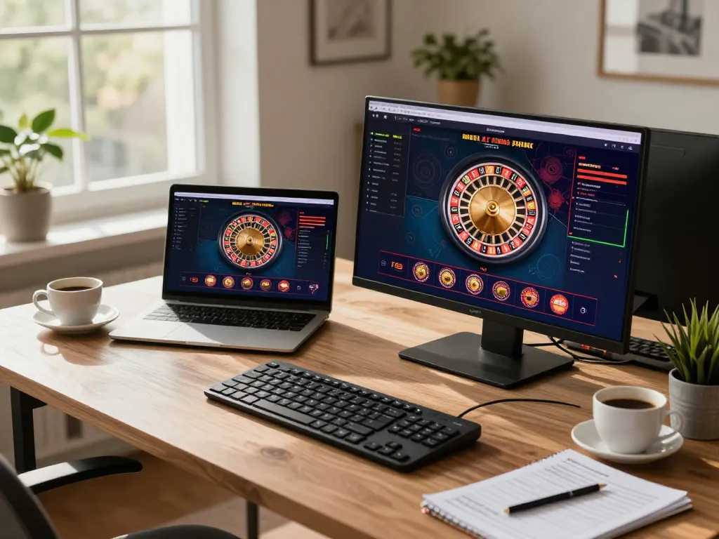 Engaging online casino gaming experience at https://www.dacsandatphanrang.com/ with live dealer roulette on screen.