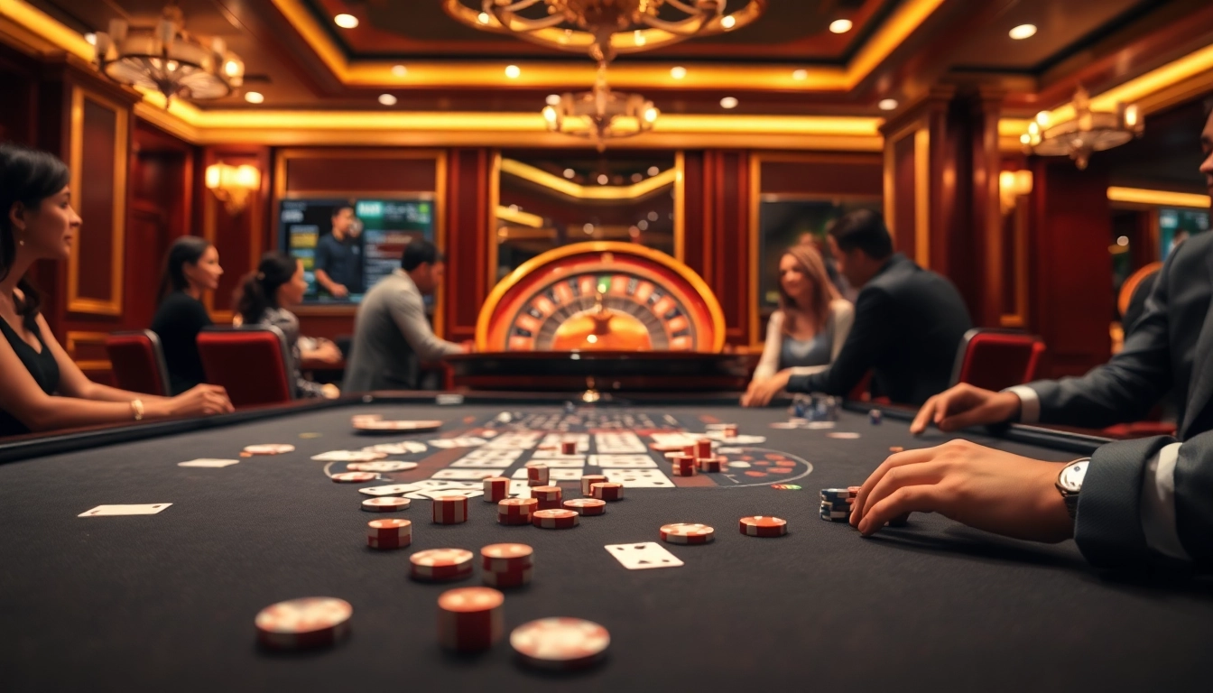 Gambling scene with cards and chips at the exciting 88aa casino table.