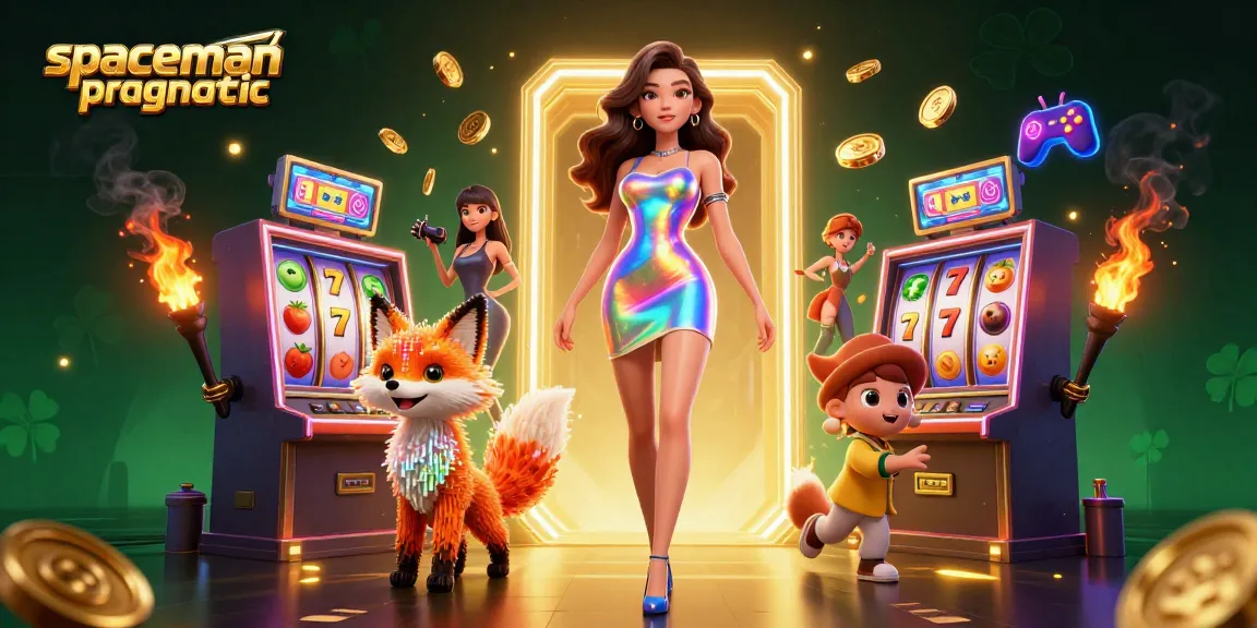 Experience the thrill of Spaceman Pragmatic as vibrant slot machines and characters come alive!