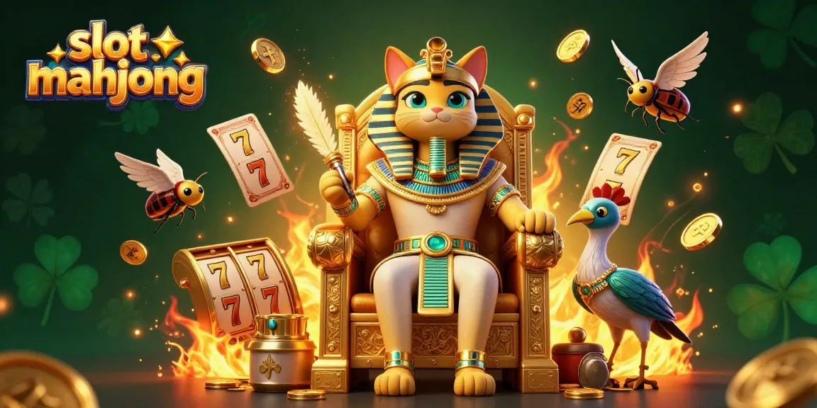 Experience thrilling slot mahjong action with dynamic 3D characters and symbols lighting up the scene.