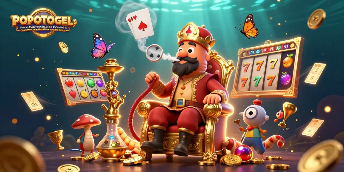 Experience the excitement of gambling with POPOTOGEL: Pusat Pelayanan Situs Toto 4d & Pasaran Togel Online Lengkap 24Jam in this vibrant scene.