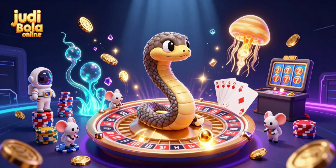 Place bets on judi bola online with astronaut mice gambling on Saturn's cosmic roulette.