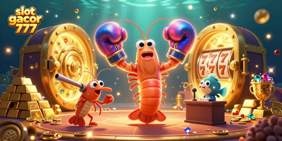 Experience big wins with slot gacor 777 amidst dazzling treasures in this vibrant 3D illustration.