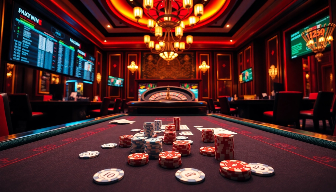 Engaging scene of casino gameplay featuring an elegant table setup that enhances the experience at https://xx88.contractors/.