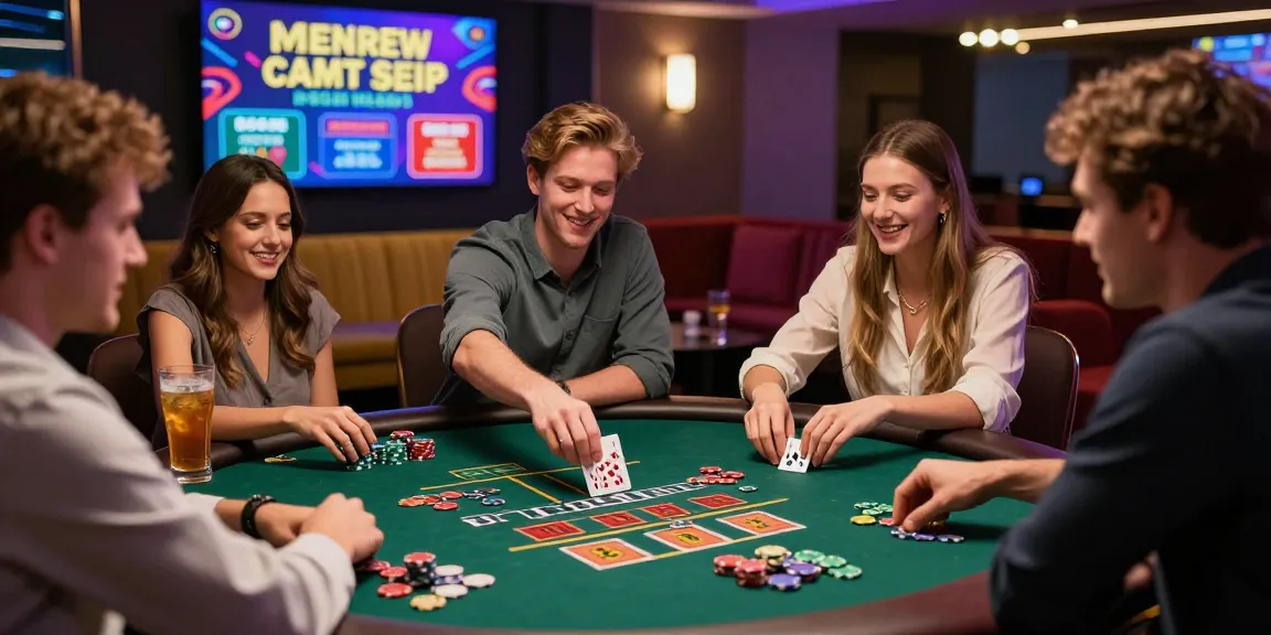 Friends enjoying a lively casino environment while exploring new uk casino sites together.