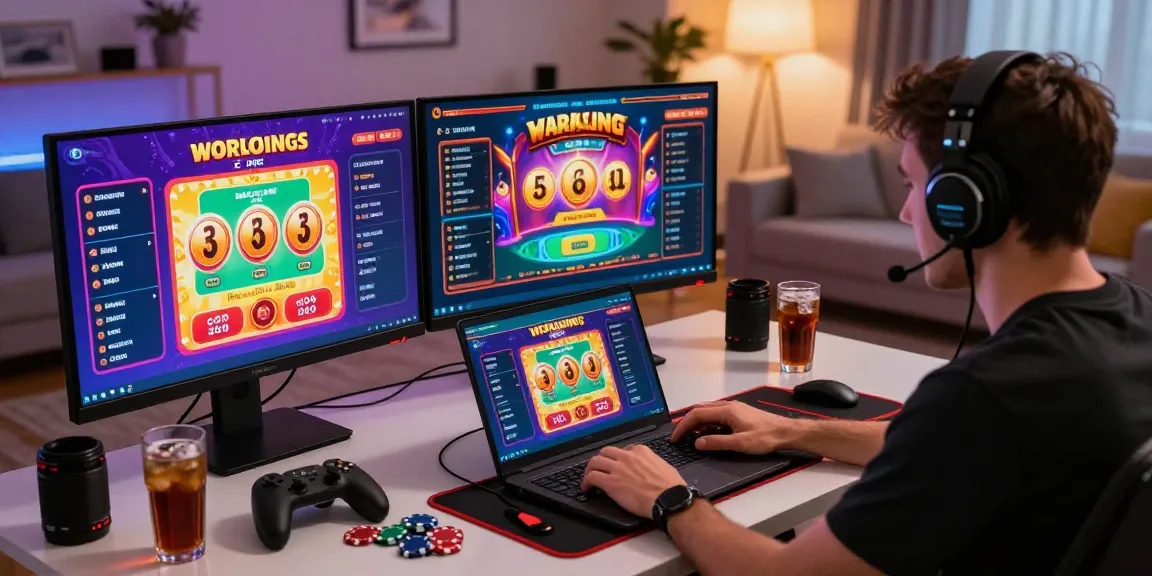 Engaging online gambling experience showcasing AA88 BET platform with vibrant visuals and cozy gaming setup.
