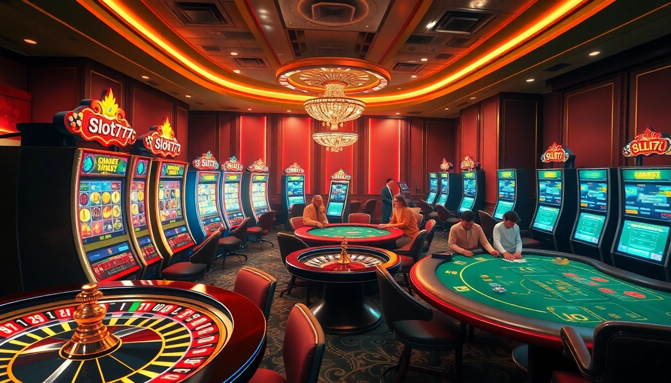 Engage with slot777 in an immersive online casino atmosphere filled with dynamic slot machines and exciting gameplay.