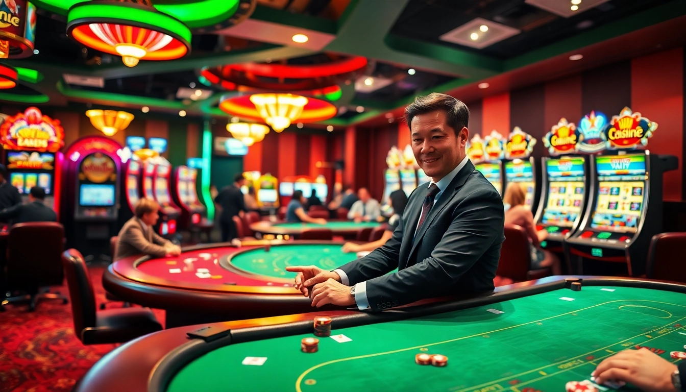 Experience the thrilling Singapore Sportsbetting Site with lively casino atmosphere and engaging players.