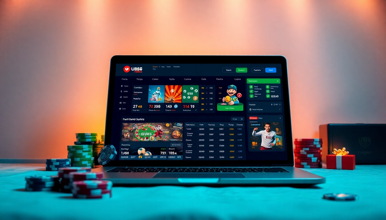 Experience seamless gaming at https://uu88.futbol/ with a vibrant online betting platform showcasing casino games and sports betting.