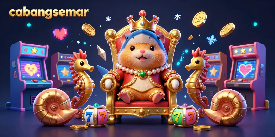 Cabangsemar menghadirkan pengalaman bermain slot gacor dengan raja hamster emas dan elemen kasino yang memukau.