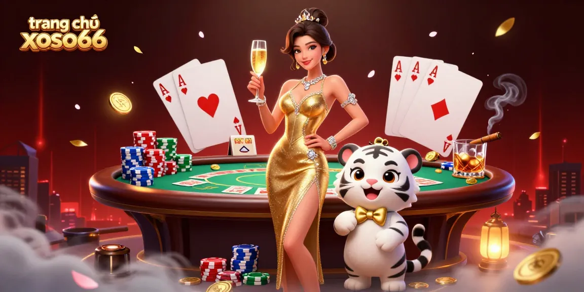 Win big at trang chủ xoso66 with the glamorous poker scene filled with excitement and casino charm.
