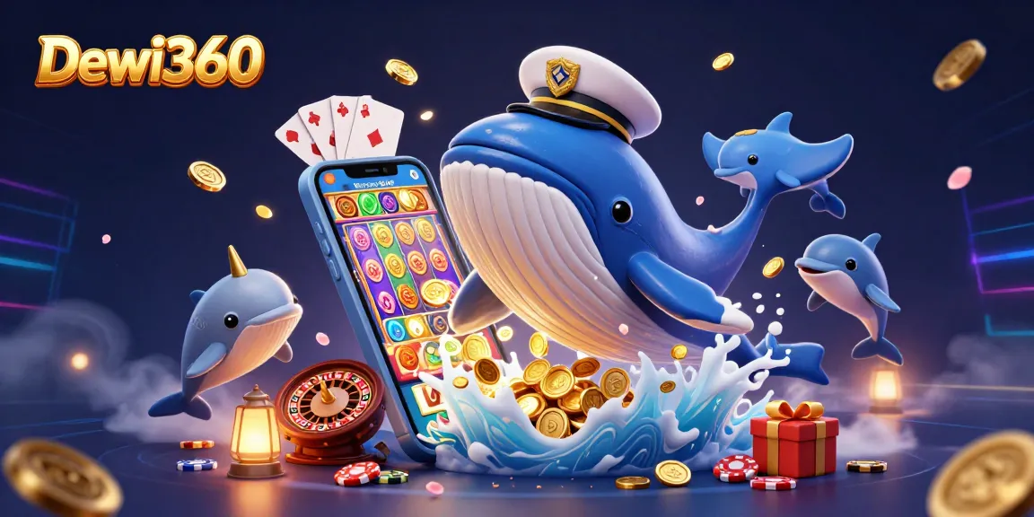 Dewi360 mengundang pemain untuk merasakan keseruan slot dengan ikan kartun dan koin emas