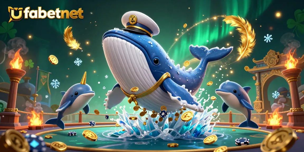 Join the excitement with ufabetnet as a whale, narwhal, and dolphins bring casino fun to life!