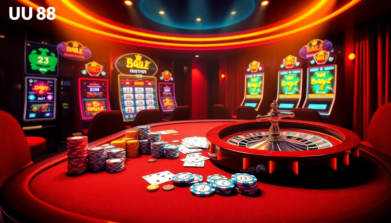 Experience the thrill of winning at uu 88's online casino with vibrant games and betting excitement.
