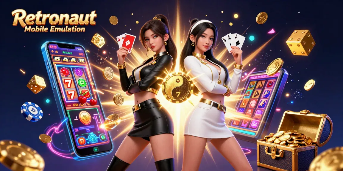 Experience Retronaut Mobile Emulation with interactive casino card games and jackpot excitement.