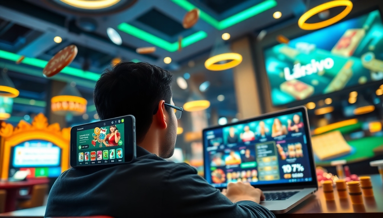 Cổng game Nhatvip showcasing an engaging online gaming experience with vivid colors and user-friendly interface.