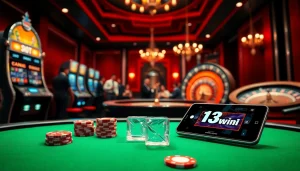 Experience thrilling stakes at 13win1 with vibrant casino tables and dynamic gaming atmosphere.