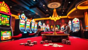 Hitclub players enjoying thrilling online casino games with vibrant slots and roulette.