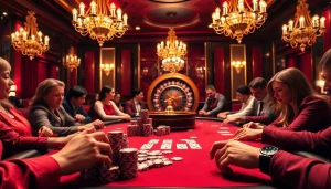 Engaging gameplay at mm 88 poker table with vibrant colors and dynamic casino atmosphere.